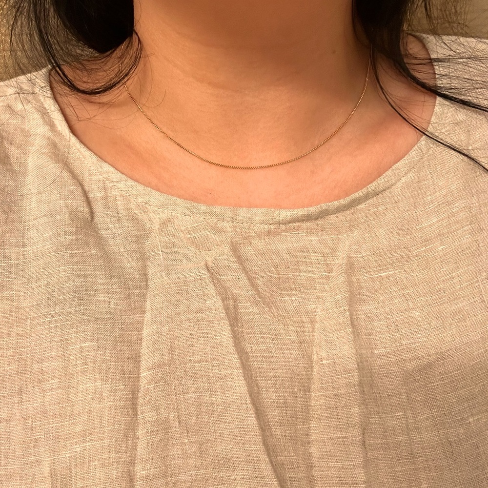 Premium 18K Gold Filled Polished Chain: Minimalistic, Hypoallergenic, Shiny